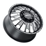 Weld Off-Road W121 20x8.25 Scorch Gloss Black Alloy Wheel for Front 8x200 Bolt Pattern