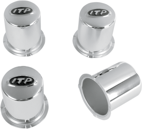 ITP Center Cap - Replacement/Wheel - C-Series Type 6 - 4/4 - Chrome - 4 Pack SM1300BX