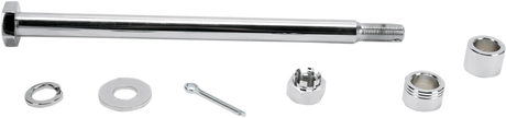 Drag Specialties Rear Chrome Axle Kit for Harley-Davidson Sportster 1977-1999 (Part No. 16-0294-BC520)