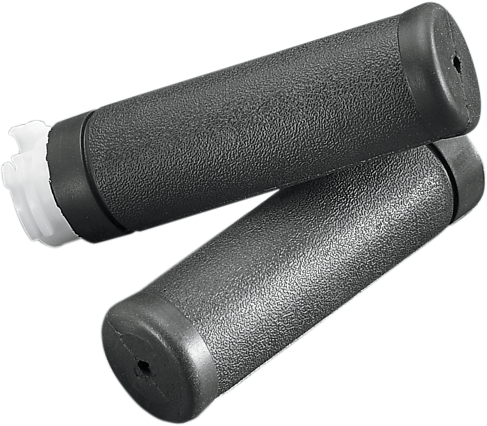 Drag Specialties OEM-Style Rubber Grips with Dual Throttle Sleeve – Fits Harley-Davidson Motorcycles