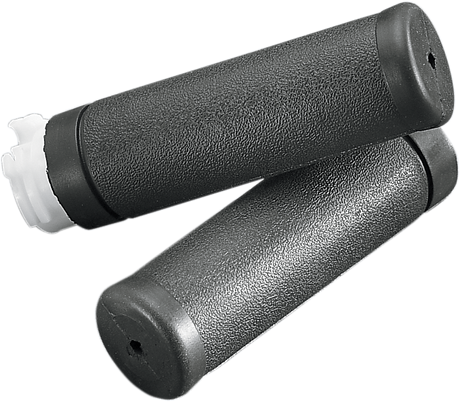 Drag Specialties OEM-Style Rubber Grips with Dual Throttle Sleeve – Fits Harley-Davidson Motorcycles