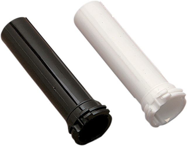 Drag Specialties Dual Throttle Sleeve in Black (Part #12-0914D-CB-HC3) for Harley-Davidson Motorcycles