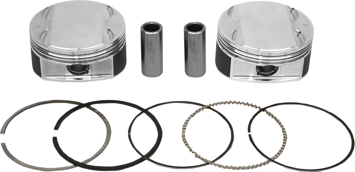 JE PISTONS Piston Kit - 4.016" Bore - Standard - 114"/117" M8 370247