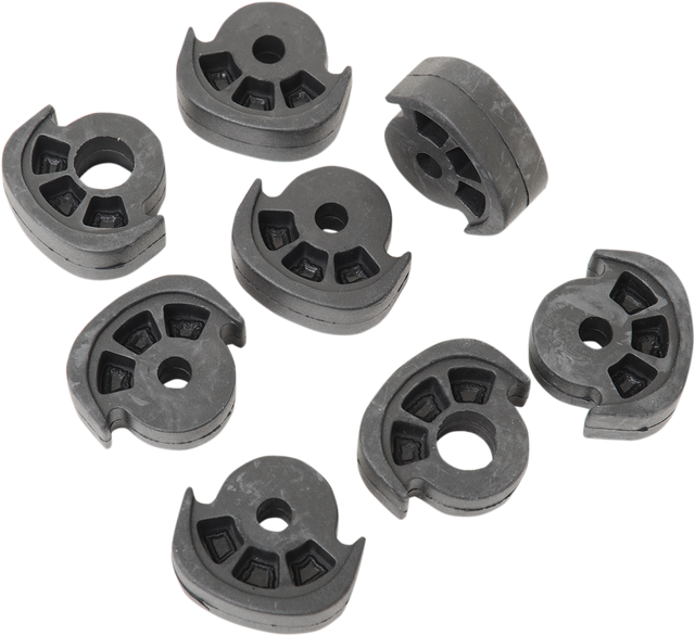 DRAG SPECIALTIES Large Foot Peg Rubber Set Part #361056-HC6 for Harley Davidson Motorcycles