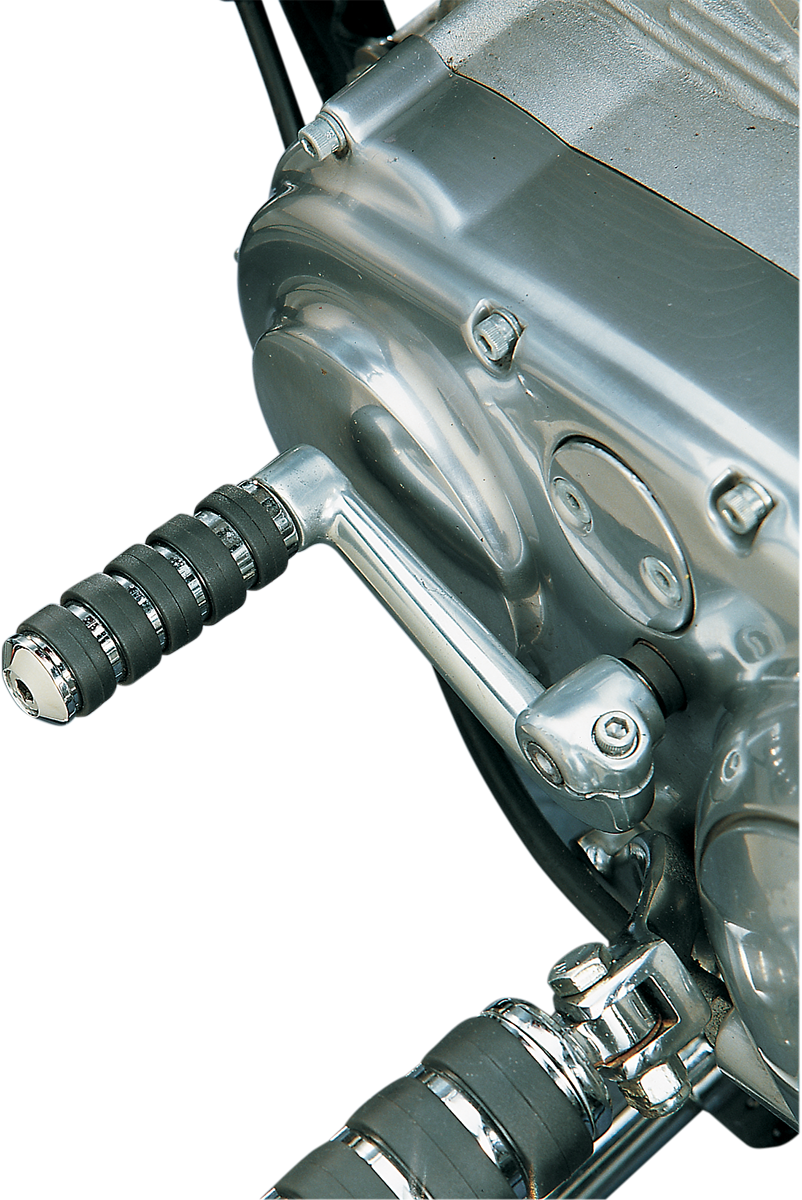 Drag Specialties Soft-Ride Extended Shift Peg with Chrome Finish for Harley-Davidson Motorcycles - Part 16-0022IL2-SC1