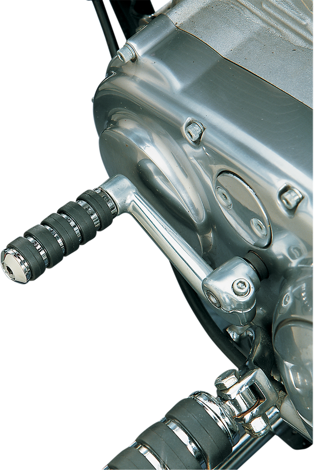 Drag Specialties Soft-Ride Extended Shift Peg with Chrome Finish for Harley-Davidson Motorcycles - Part 16-0022IL2-SC1