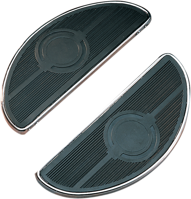 DRAG SPECIALTIES Half-Moon Floorboards for Harley FL Models - Part 17-0418-BXLB2