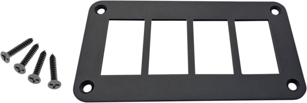 MOOSE OFFROAD Universal Dash Plate - 4 Switches 4PP-ADA