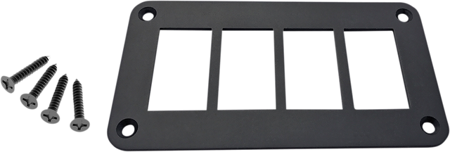 MOOSE OFFROAD Universal Dash Plate - 4 Switches 4PP-ADA