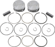 JE PISTONS Piston Kit - 4.08" Bore - +0.143" Oversize - 107" M8 370244