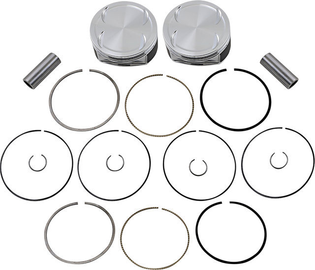 JE PISTONS Piston Kit - 4.25" Bore - +0.313" Oversize - 107" M8 370246