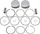 JE PISTONS Piston Kit - 4.075" Bore - Standard - 114"/117" M8 370249