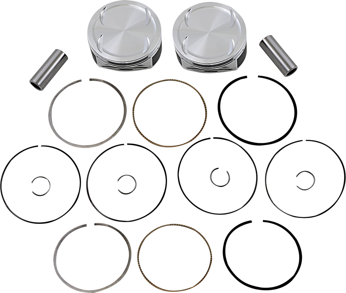 JE PISTONS Piston Kit - 4.250" Bore - +0.175" Oversize - 114"/117" M8 370252