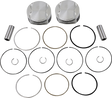 JE PISTONS Piston Kit - 4.080" Bore - +0.005" Oversize - 114"/117" M8 370250