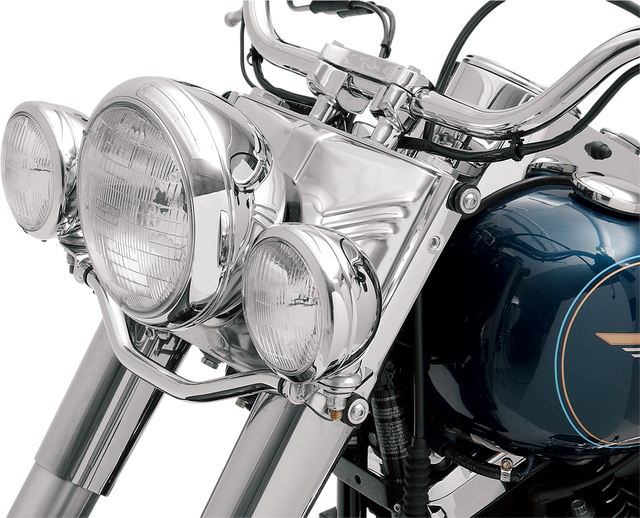 DRAG SPECIALTIES Spotlight Mount for Harley-Davidson FLST 1986-1999, Chrome - Part 20-0620-BX-LB2