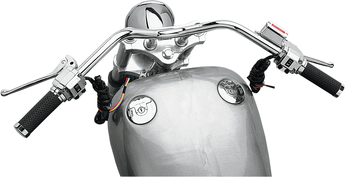 Drag Specialties Handlebar Control Kit with Switch for Harley Davidson '72-'81 – Part No. 42375-LBX2