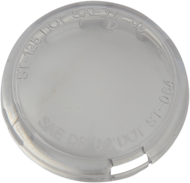 DRAG SPECIALTIES Clear Turn Signal Lens 162375-HC3 for Harley-Davidson Deuce Models