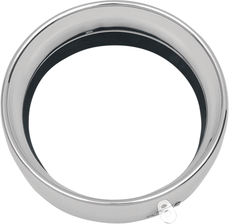 DRAG SPECIALTIES EX Headlight Trim Rim 2" - Chrome Extended Ring for Harley-Davidson Motorcycles