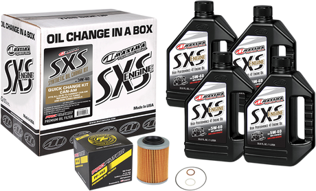 MAXIMA RACING OIL SXS Synthetic Oil Change Kit - Can-Am - 5W-40 90-469013-CA