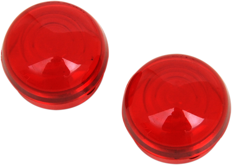 DRAG SPECIALTIES Replacement Red Lens Part Number 20-6589RL-HC3 for Harley-Davidson Motorcycles