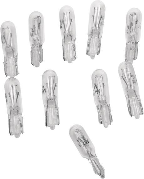 DRAG SPECIALTIES Replacement Bulb for Metal Push-In Socket 21-0901-B-BC334 - 12V #73 Style for Harley Davidson Motorcycles