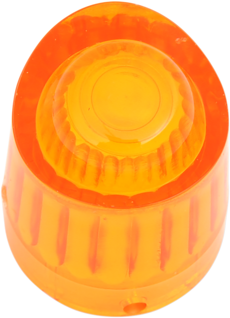 DRAG SPECIALTIES Replacement Amber Lens for Pony Marker Lights - Part No. 12-6051-L-HC3, Fits Harley-Davidson Touring Models
