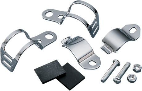 DRAG SPECIALTIES Fork-Mount Marker Light Brackets 11368-HC3 for Harley-Davidson Motorcycles with 35-39 mm Fork Tubes