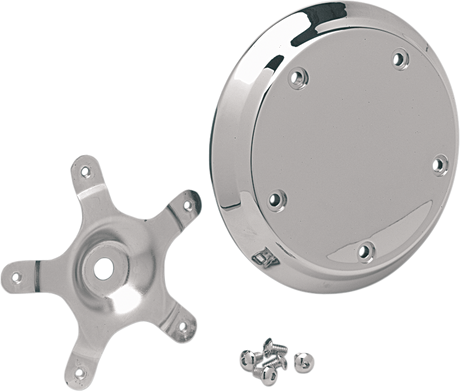 DRAG SPECIALTIES Five-Bolt Domed Air Cleaner Insert - Chrome for Harley-Davidson Motorcycles Part 14-0210-SC4