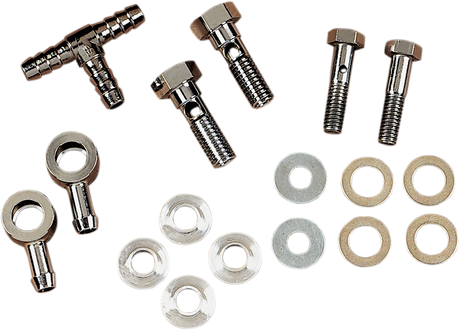 DRAG SPECIALTIES Air Cleaner Breather Kit 120090-BC105 for Harley-Davidson Twin Cam Engines