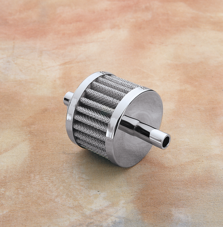 Drag Specialties Replacement Crankcase Dual Inlet Breather Filter 35-0317-BC142 for Harley Davidson Motorcycles