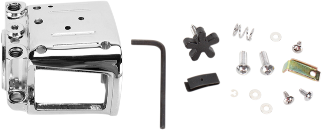 DRAG SPECIALTIES Handlebar Switch Housing Kit - Right Lower Chrome for Harley-Davidson Motorcycles 2000-2023