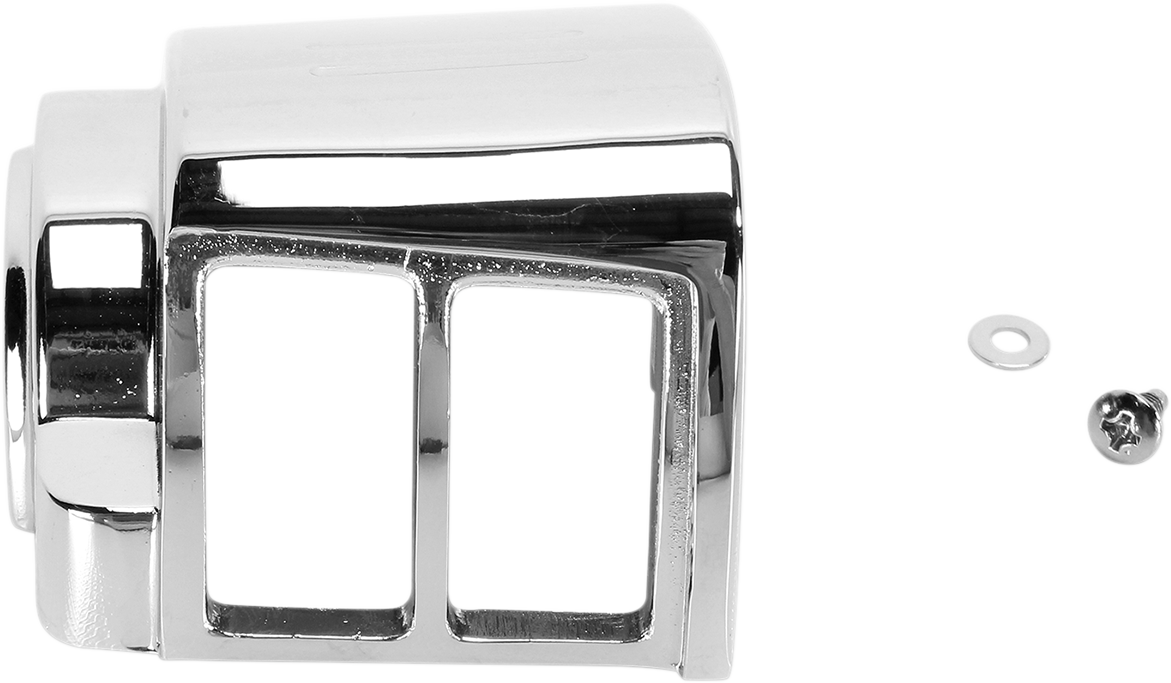 DRAG SPECIALTIES Handlebar Switch Housing Kit - Left Upper Chrome for Harley-Davidson Motorcycles Part 07-0545A-BC114
