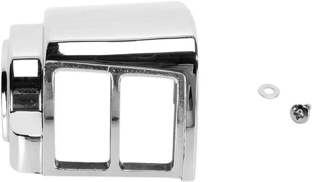 DRAG SPECIALTIES Handlebar Switch Housing Kit - Left Upper Chrome for Harley-Davidson Motorcycles Part 07-0545A-BC114
