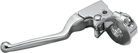 Drag Specialties Clutch Lever Assembly with Pivot Pin and Bushing - Chrome for Harley-Davidson Touring and Softail Models, Part 07-0507K