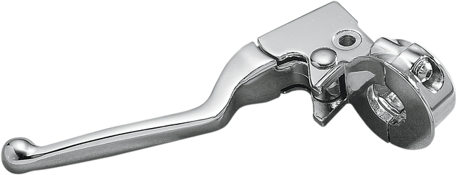 Drag Specialties Clutch Lever Assembly with Pivot Pin and Bushing - Chrome for Harley-Davidson Touring and Softail Models, Part 07-0507K