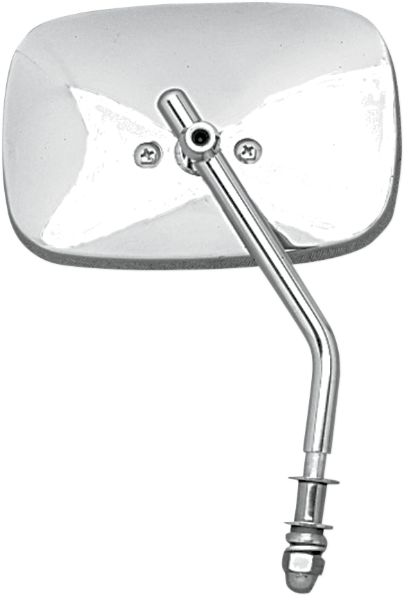 DRAG SPECIALTIES Die-Cast Chrome Side View Mirror - Fits Harley-Davidson with 1-Inch Bars (Part # 302108-BC511)