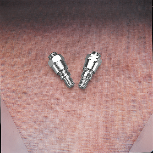 Drag Specialties Stealth Mirror Adapter for Cruiser and Motorcycle with 10mm Mounts - Chrome (Part No. 4789278-BC101)