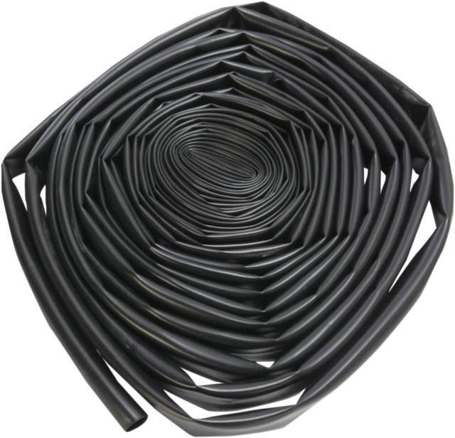 DRAG SPECIALTIES Shrink Tube .500" to .250" - 25 Feet, Black - Part Number DRTT263-25