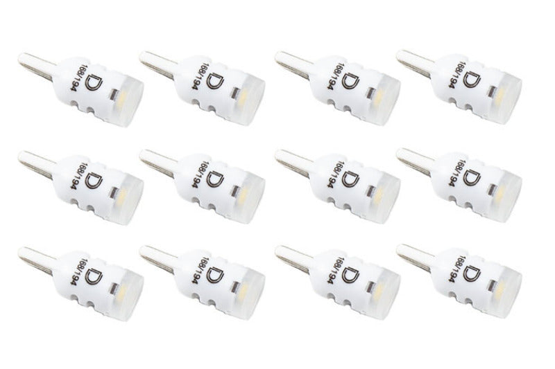Diode Dynamics 194 LED Bulb HP3 LED - Cool - White Set of 12