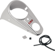 Drag Specialties Chrome Slot Dash Cover for Harley FX Models 1973-1984 with Early Big Twin Look