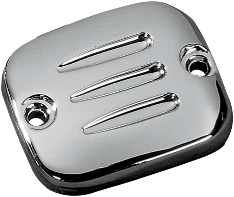 DRAG SPECIALTIES Front Brake Master Cylinder Cover - Grooved 373814-BC101 for Harley-Davidson Motorcycles