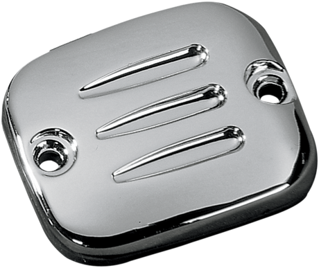 DRAG SPECIALTIES Front Brake Master Cylinder Cover - Grooved 373814-BC101 for Harley-Davidson Motorcycles
