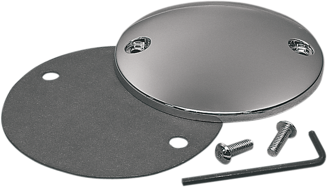 DRAG SPECIALTIES Chrome Points Cover for Harley-Davidson Motorcycles - Fits Softail and Touring Models Part 30-0152K-BC223