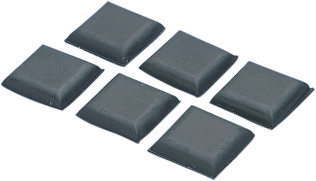 Drag Specialties Kickstand Bumpers 6 Pack Part #72257-HC3 for Harley Davidson Motorcycles