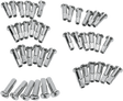 Drag Specialties Stainless Steel Spoke Nipples – Extra Long, Part #160500SSE42-HC3 for Harley-Davidson Motorcycles