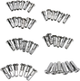 Drag Specialties Chrome Spoke Nipples - Part 16-0500S-42-HC3 for Harley-Davidson Motorcycles