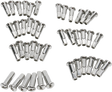 Drag Specialties Stainless Steel Spoke Nipples - Part 16-0500SS42-HC3 for Harley-Davidson Motorcycles