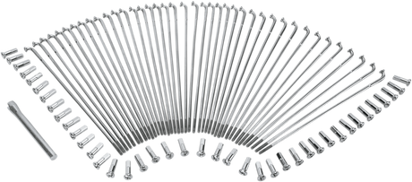 Drag Specialties Stainless Steel Drop Center Spoke Set for 16 Inch Motorcycle Wheels - Model 16-0501SS-BC629