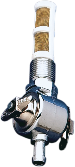 Drag Specialties Early-Style Fuel Petcock with 3/8" NPT Fitting – Fits Harley-Davidson Motorcycles