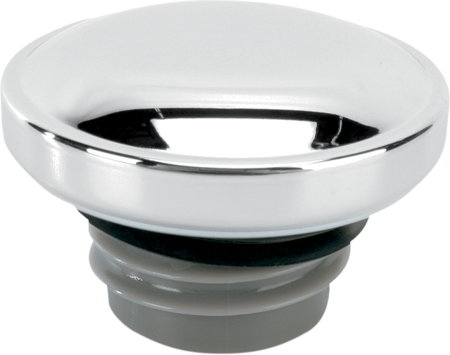 Drag Specialties Vented Chrome Screw-In Gas Cap for Harley-Davidson Touring Models - Part No. 03-0305-A-BC221